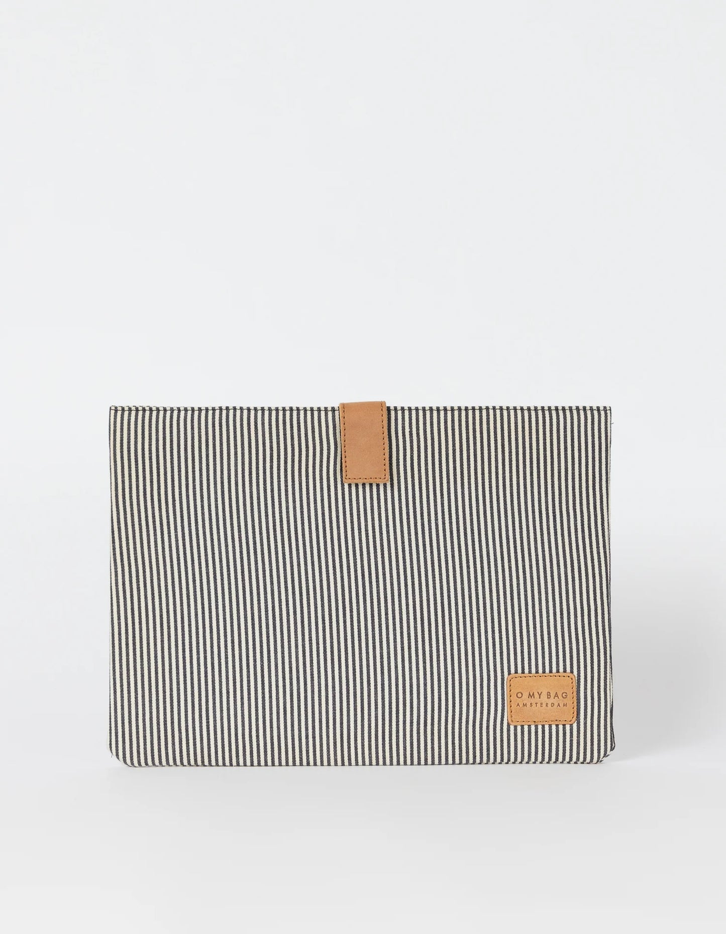 Cotton Laptop Sleeve 13" - Cotton Camel Hunter Leather