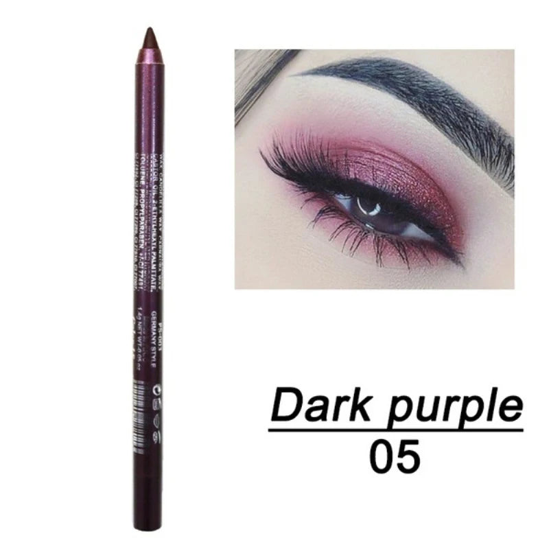 Silkworm Pearlescent Eyeshadow Pen Eyeliner Gel Pen Waterproof Eyebrow Pen High Gloss Color Eyeliner Pen