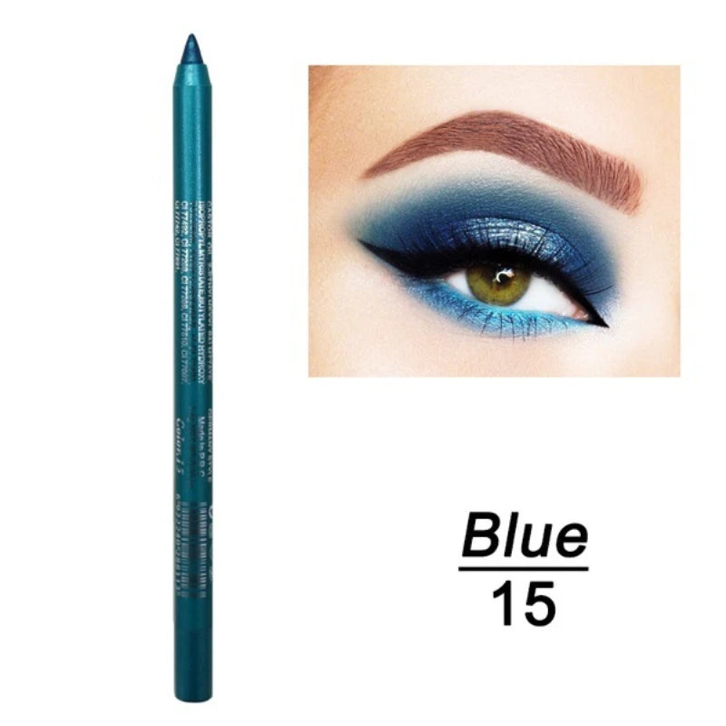 Silkworm Pearlescent Eyeshadow Pen Eyeliner Gel Pen Waterproof Eyebrow Pen High Gloss Color Eyeliner Pen