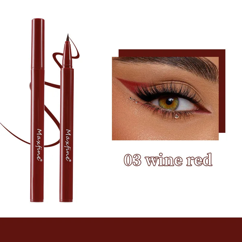 Waterproof Liquid Eyeliner Long Lasting Matte High Pigment No Smudge Professional Eye Make Up