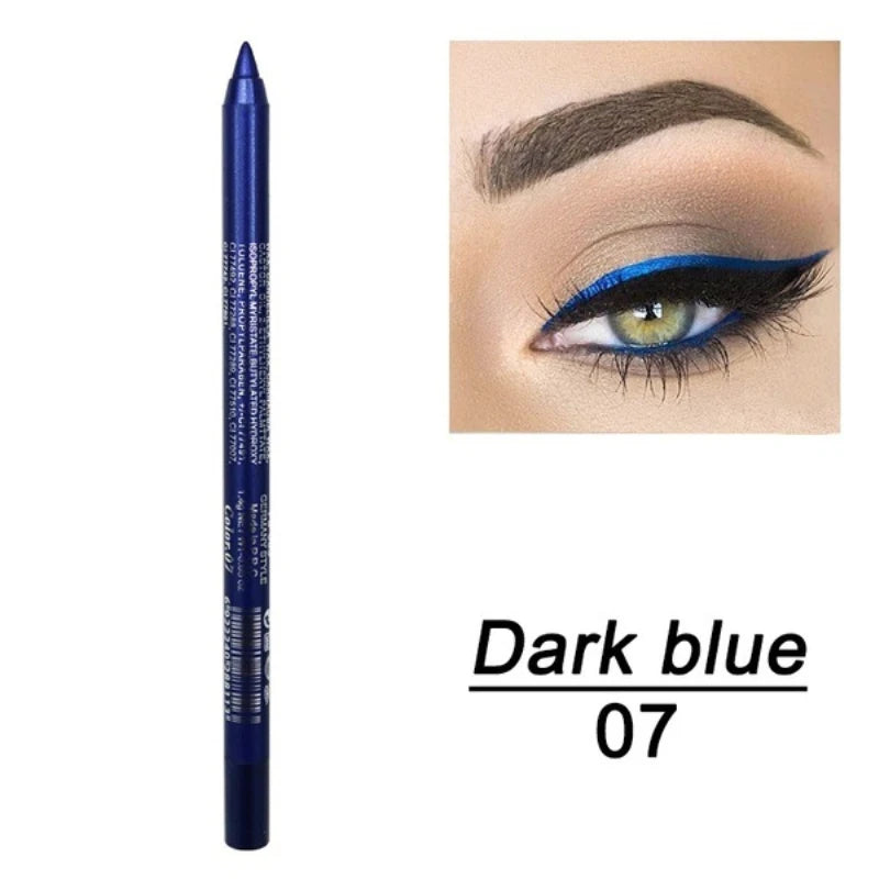 Silkworm Pearlescent Eyeshadow Pen Eyeliner Gel Pen Waterproof Eyebrow Pen High Gloss Color Eyeliner Pen