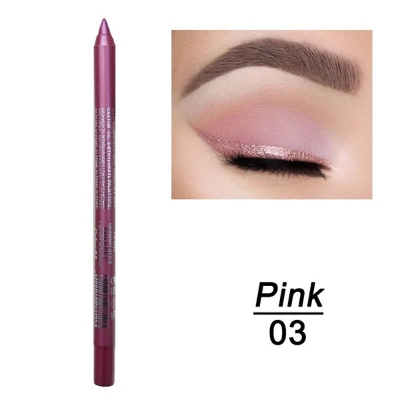 Silkworm Pearlescent Eyeshadow Pen Eyeliner Gel Pen Waterproof Eyebrow Pen High Gloss Color Eyeliner Pen