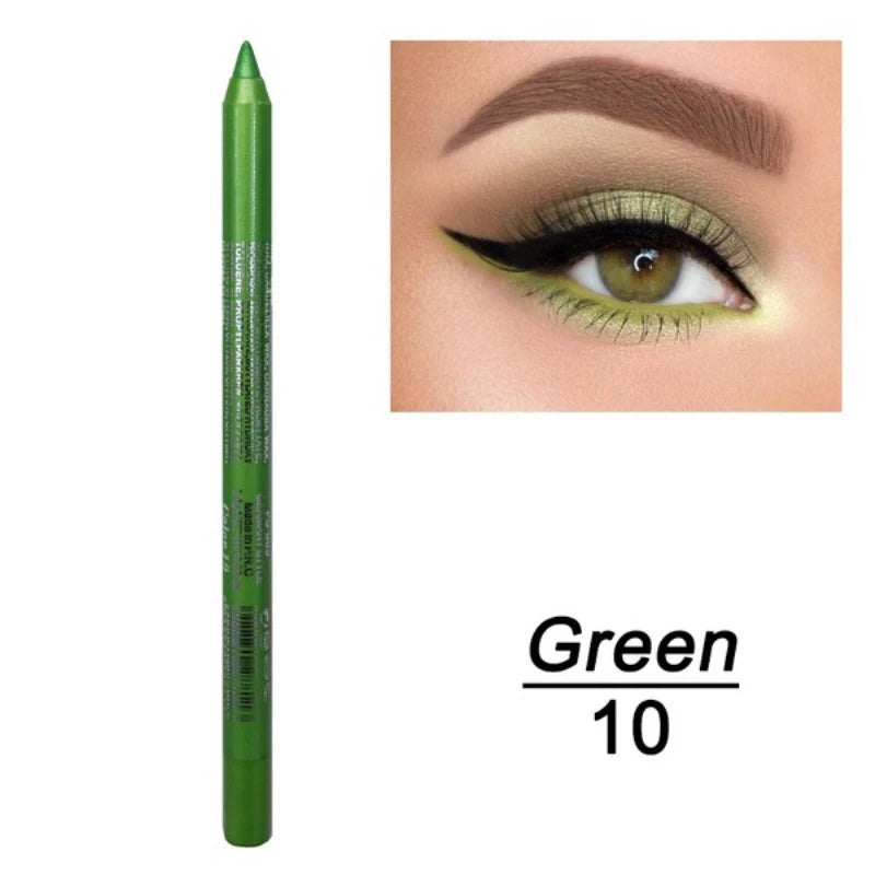 Silkworm Pearlescent Eyeshadow Pen Eyeliner Gel Pen Waterproof Eyebrow Pen High Gloss Color Eyeliner Pen